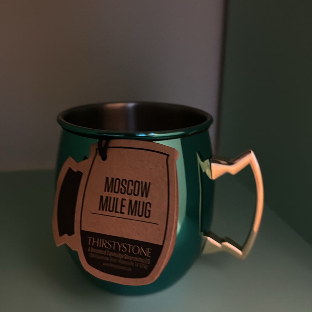 2 Thirstystone Metallic Turquoise Moscow Mule Mug with Classic Handle - Picture 3 of 7